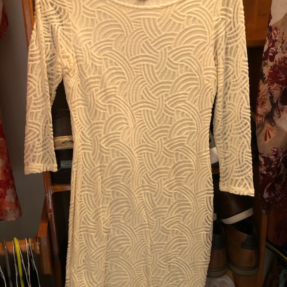 Banana Republic Off white dress